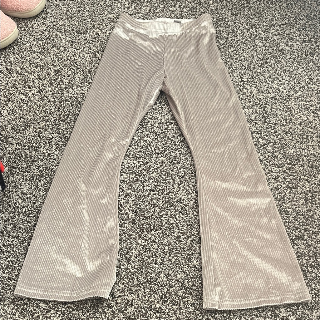 Old Navy Kids Gray Striped Leggings